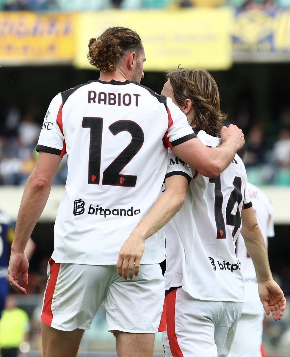 🔴⚫️Sin esto dos quien sabe en donde estaría el Milan. Rabiot &amp; Modrić❤️