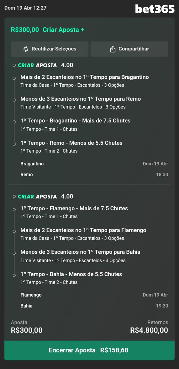 Bingo odd 16🔥🔥
Vamos nesse método HT dos favoritos Flamengo e Bragantino.