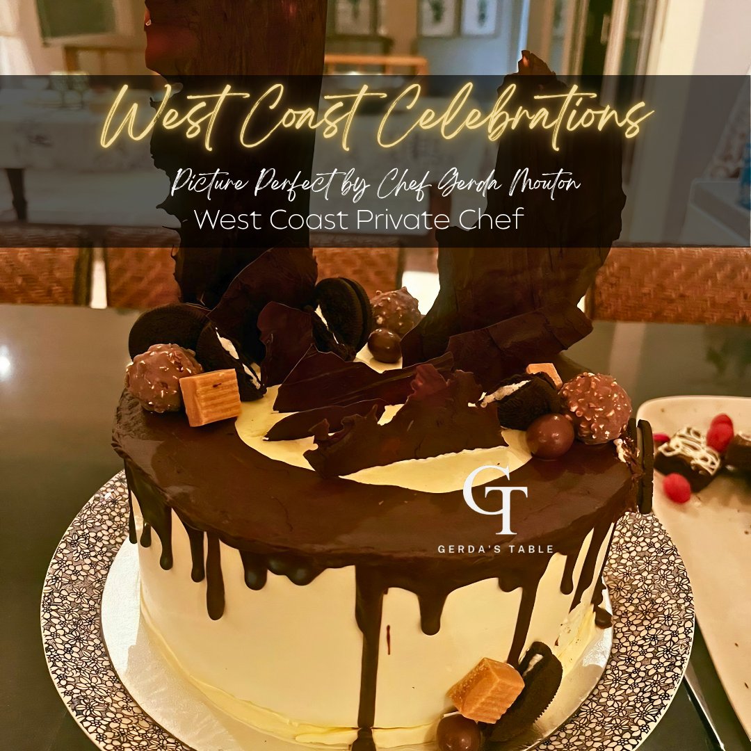 TableGerdas's tweet image. Celebrating milestones on the West Coast — from grazing tables and oysters to paella and birthday cakes. If you’re planning a birthday, anniversary, or special gathering, Gerda’s Table offers the experience.  073 319 5102  #PrivateChef #WestCoastCatering #MilestoneCelebrations