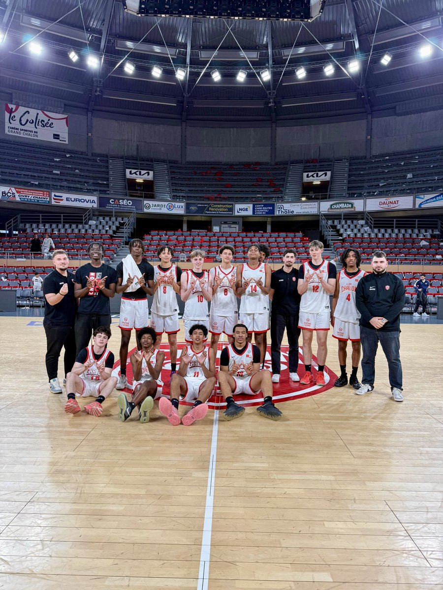 Après 3 prolongations, les U18 s’imposent 111-109 face à Roanne !

Félicitations les gars 🔥

#RougeEtBlanc