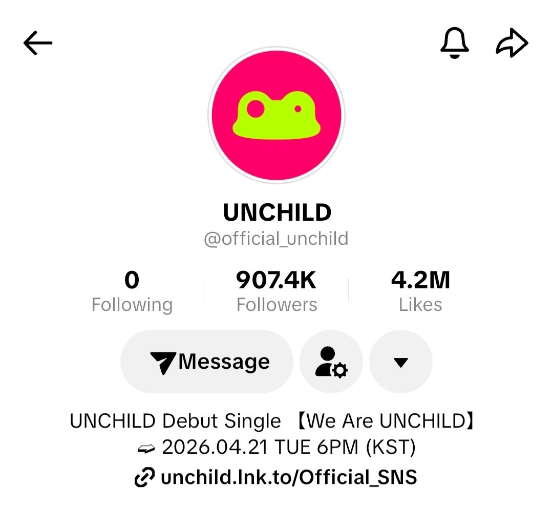 UNCHILD Charts🐸 tweet media