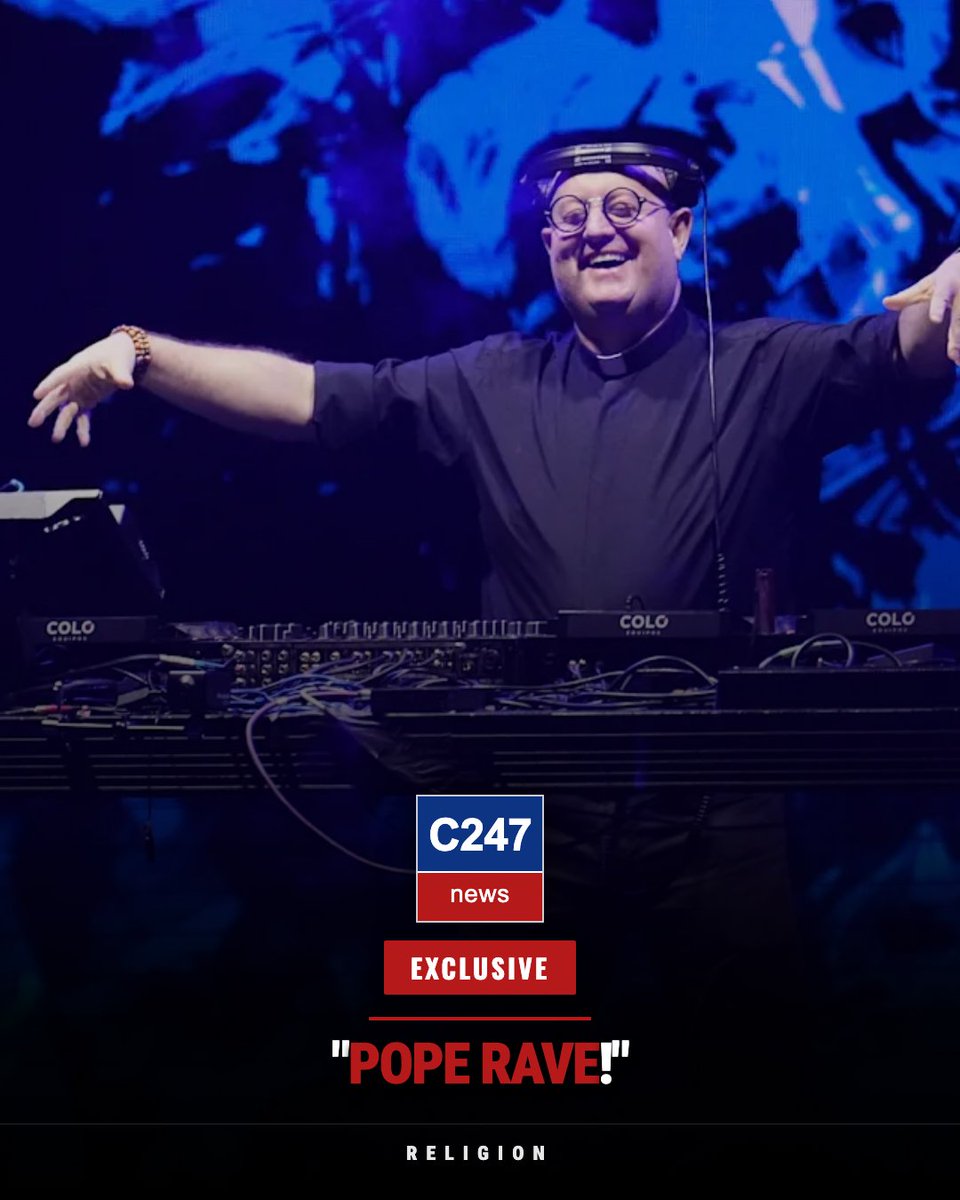C247news's tweet image. 🚨 BREAKING: Pope Francis Rave Shocks Vatican!
DJ-priest spins techno tribute in Buenos Aires, sparking debate.

Is this a divine rave or sacrilege? 👇
#PopeFrancis #CatholicChurch #RaveCulture