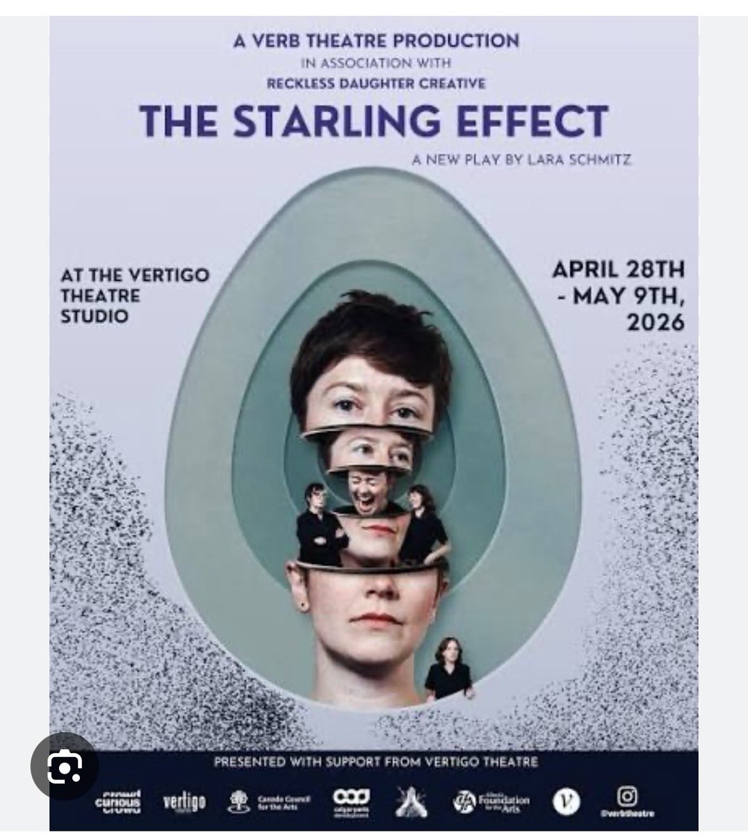 Jeanne_August's tweet image. Lara Schmitz was on CantoStars Sunday morning to talk about new play, The Starling Effect @verbtheatre On April 28 - May 9 @vertigotheatre The Studio cjsw #yycarts #yyc