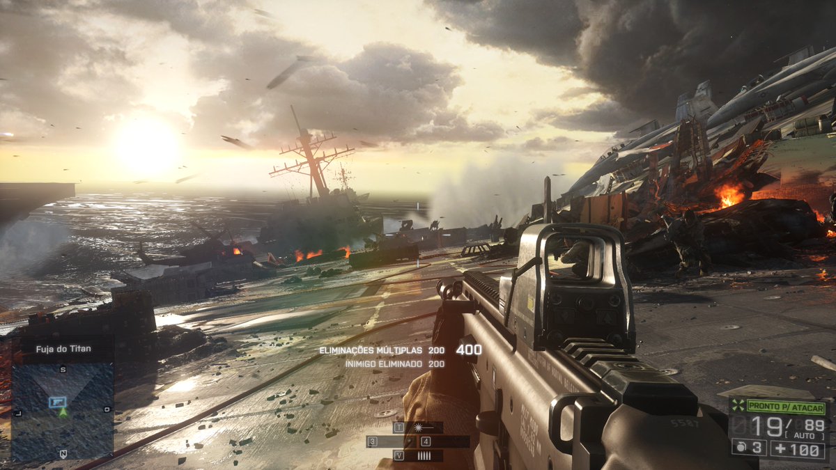 wakeplys's tweet image. Se existe um adjetivo que define Battlefield 4, é “denso”.

#PCGaming