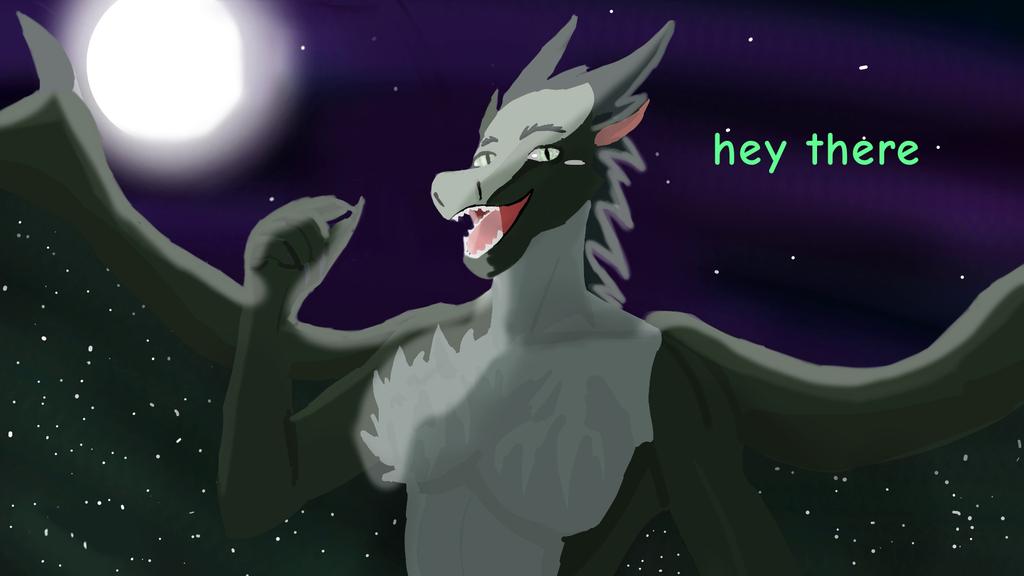 Dragonale20's tweet photo. Here's a art of moonwatcher been always wanted to draw her...#wingsoffire #wof #dragon https://t.co/dgiTToYAQ4