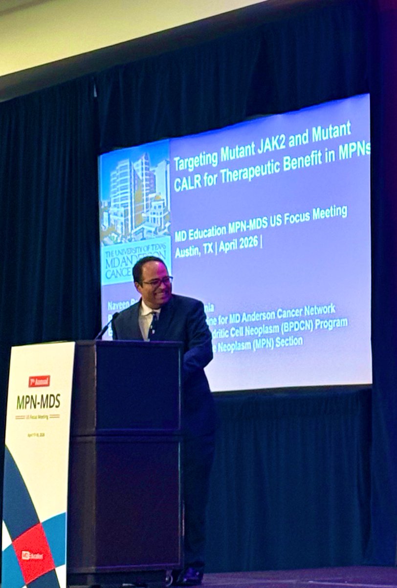 doctorpemm's tweet photo. 👉👉👉Grateful to have the opportunity to serve as invited speaker & to present about MPNs : Targeting mutant #CALR & mutant #JAK2 at the annual @MDEducation MPN-MDS meeting ! 🙏 to @Ryan_Fitzpatric @bose_prithviraj @Ramikomrokji & team for the kind invitation | #MPNSM | https://t.co/uqfOkm9ONG
