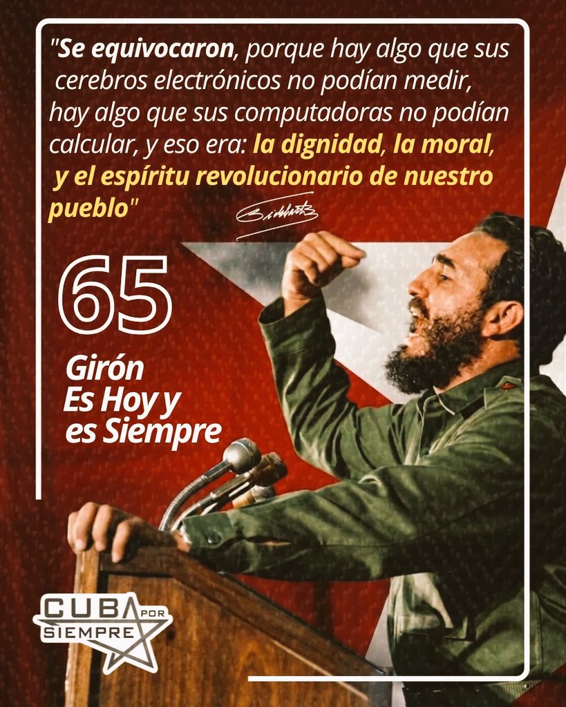 #FidelPorSiempre #GironEsHoy