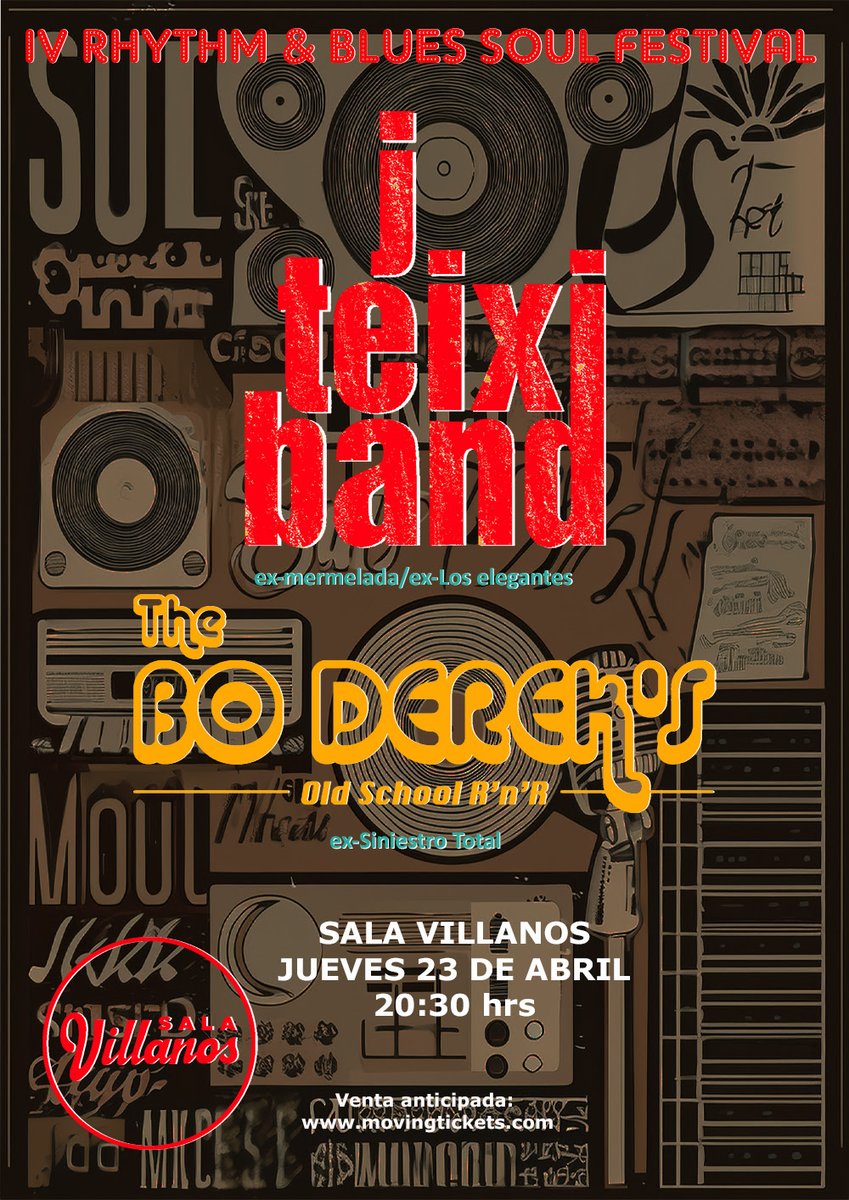 gruta77madrid's tweet image. ¿Apetecible? 

#JimmyDaleSurfTrio y #AtaquenAhora!  

#Tregua y #Fantoches 

#Subterranean, #AntiIdols y #Maldita 

Y fuera de Gruta, nos vamos a @salavillanos 
con #JTeixiBand y #TheBoDereks gruta77.com 

gruta77.com

Os vemos

@Carabanchel_DC