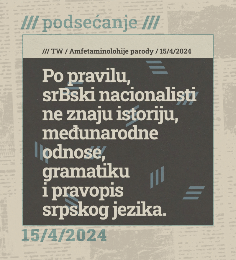 /// podsećanje / 15/4/2024 ///

<a href="/amfetaminolohie/">Amfetaminolohije</a> 

instagram.com/p/DXT-IJ3DZJl/