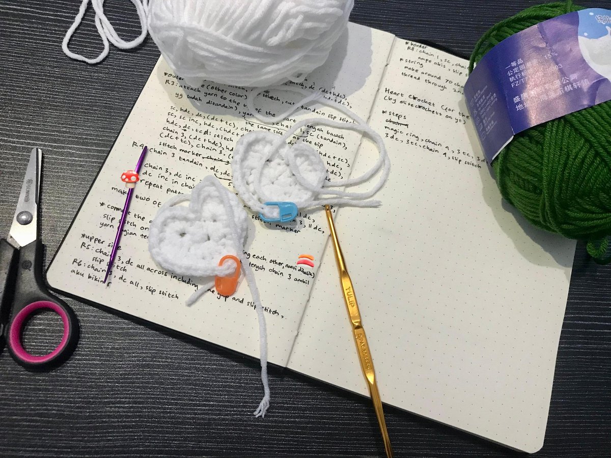 venkaulshae's tweet image. crochet date #wip