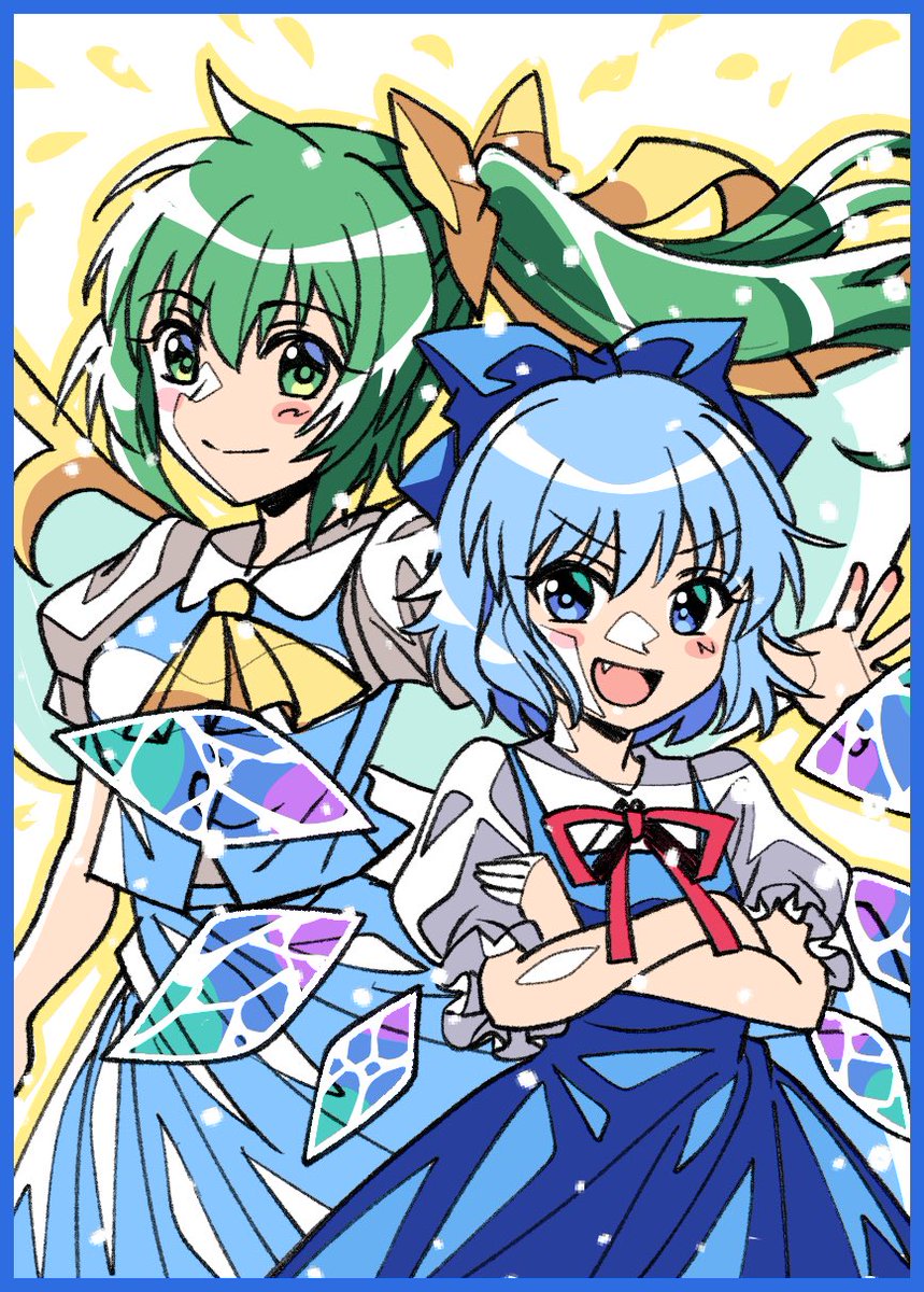 藤原妹紅 「提出したラフ2 藤原妹紅、チルノ&amp;大妖精、依神紫苑」|さとPON🌸BOOTHで通販中のイラスト