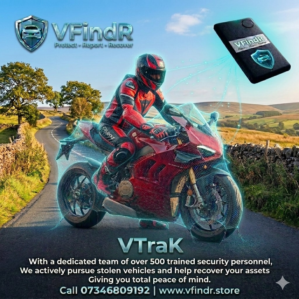 v_findR's tweet image. VTraK: More than just a tracker. 🛡️ When your world is turned upside down, we respond. Our team of 500+ security pros actively pursues and recovers your stolen assets.  Get total peace of mind. 📷 07346809192 📷vfindr.store #MotorcycleSecurity #AntiTheft