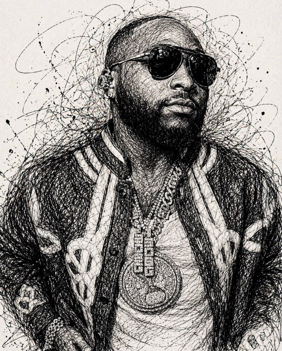 ChaosInkStudio's tweet image. 001 energy, captured in chaos #davido