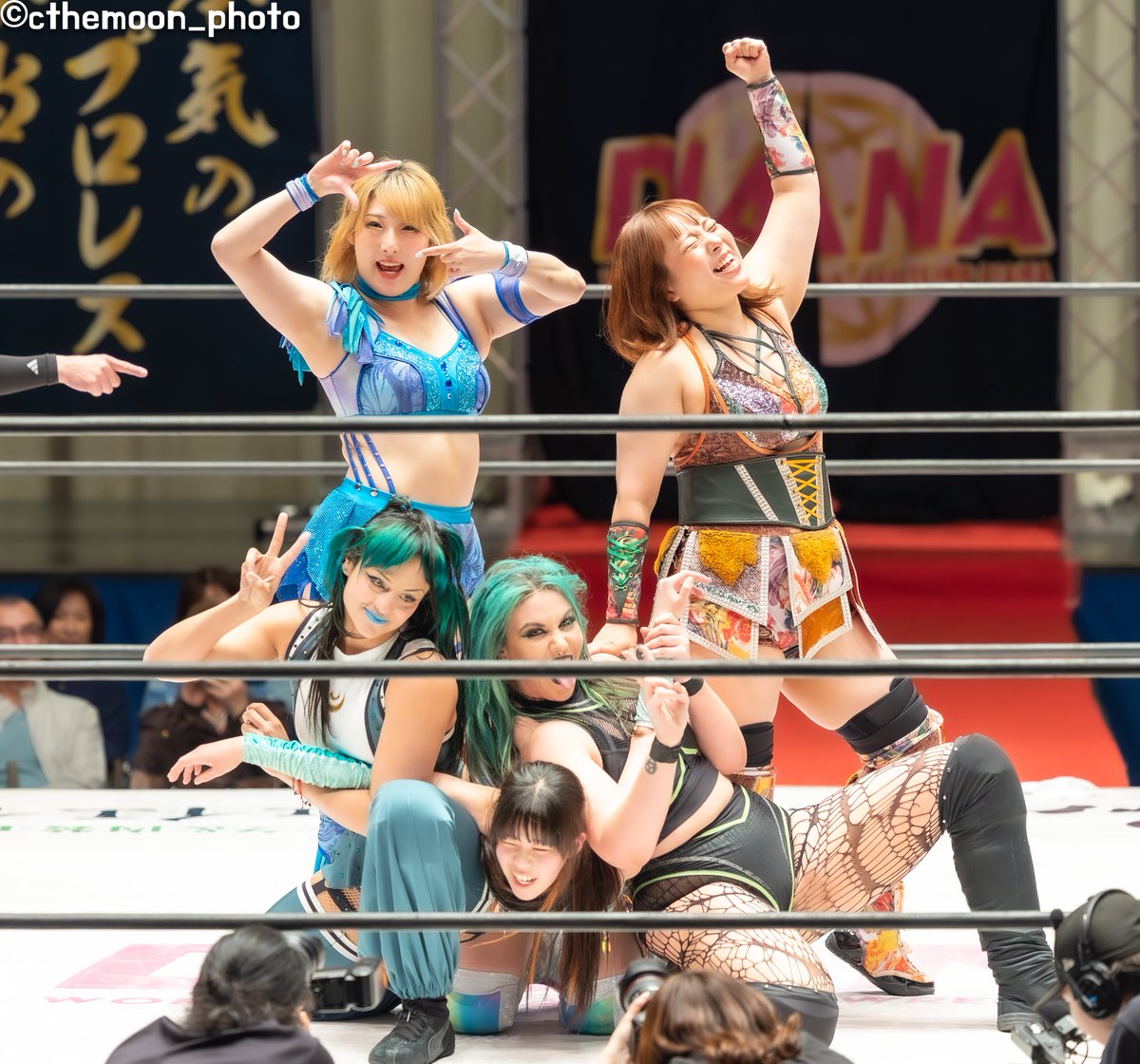 cthemoon_photo's tweet image. 【2026.04.19 WORLD WOMAN PRO-WRESTLING.DIANA 15th Anniversary Commemorative Event Vol.2@ Korakuen Hall】

Freedom📸✌️👅✊

#網倉理奈 #Tarlee #cosmic #真琴 #GPU_COLORS #ディアナ