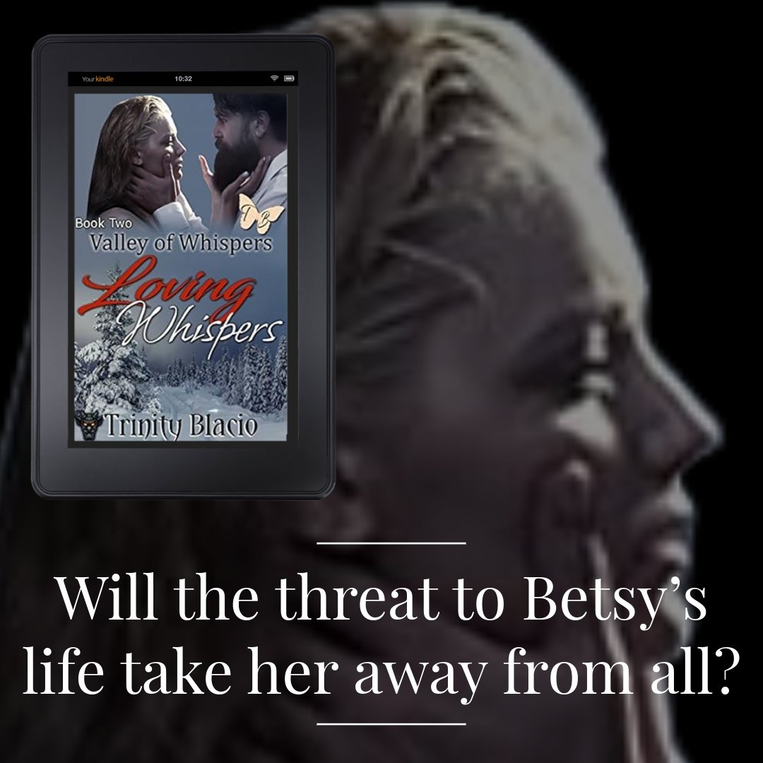 SylvDotNet's tweet image. amzn.to/41fGiFX
Check out "Loving Whispers," the second book in the Valley of Whispers series by Trinity Blacio!
Dive into a #captivating story filled with #intrigue and #emotion.
Don't miss out—grab your copy now! 📚💖 @trinityblacio
