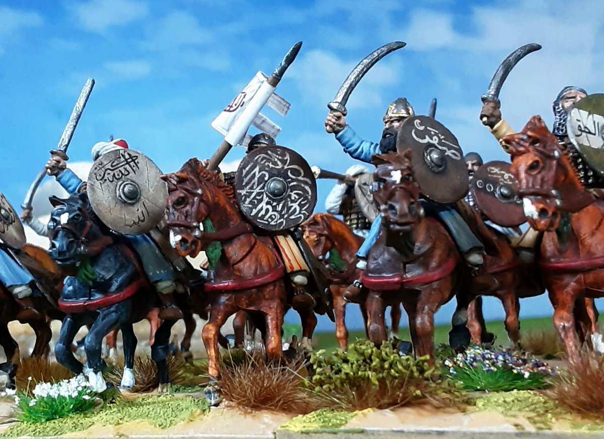 yarkshiregamer's tweet image. New Unit Day- 28mm @Gripping_Beast Arab Heavy Cavalry from the plastic box set. Getting going in April is always a challenge after AHPC &amp;amp; Salute so pleased to squeeze one out 🤣
#wargaming #hobby #history #tabletopgaming #Crusades