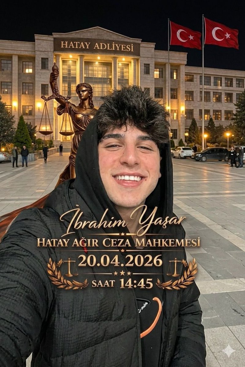 İbrahim Yaşar 19 yaşında Mersinden Hataya çalışmak için gitmişti kaldığı konteynerda 2 şahıs tarafından yakılarak katledildi.
İLK DAVA 20 NİSAN HATAY ADLİYESİ 4.AĞIR CEZA MAHKEMESİ SAAT 14.45