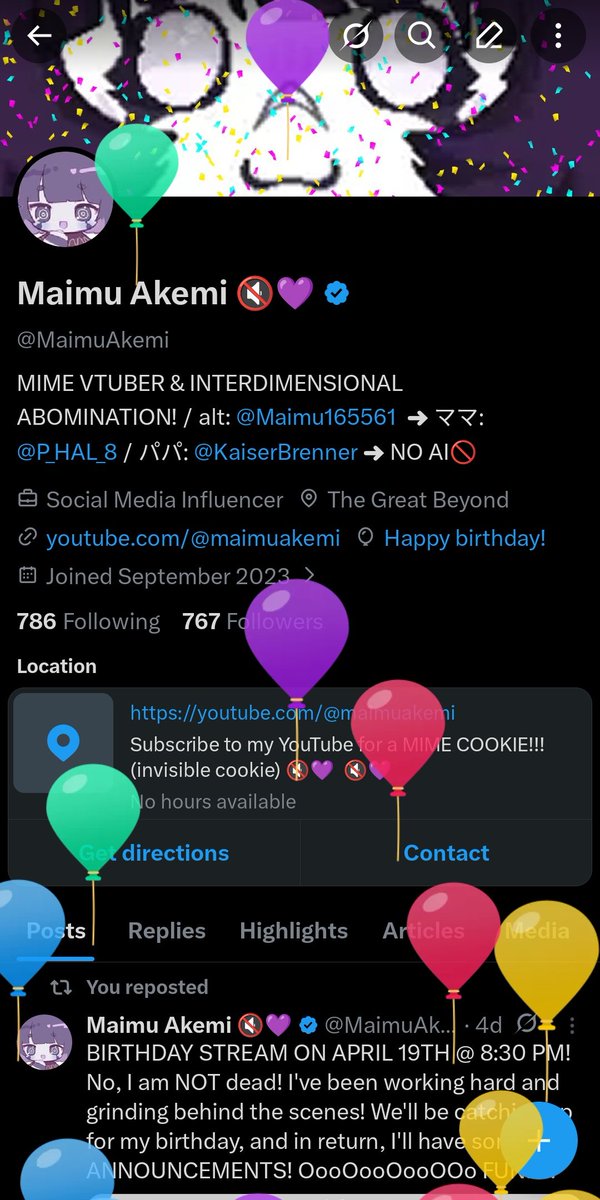 Maimu Akemi 🔇💜 tweet media