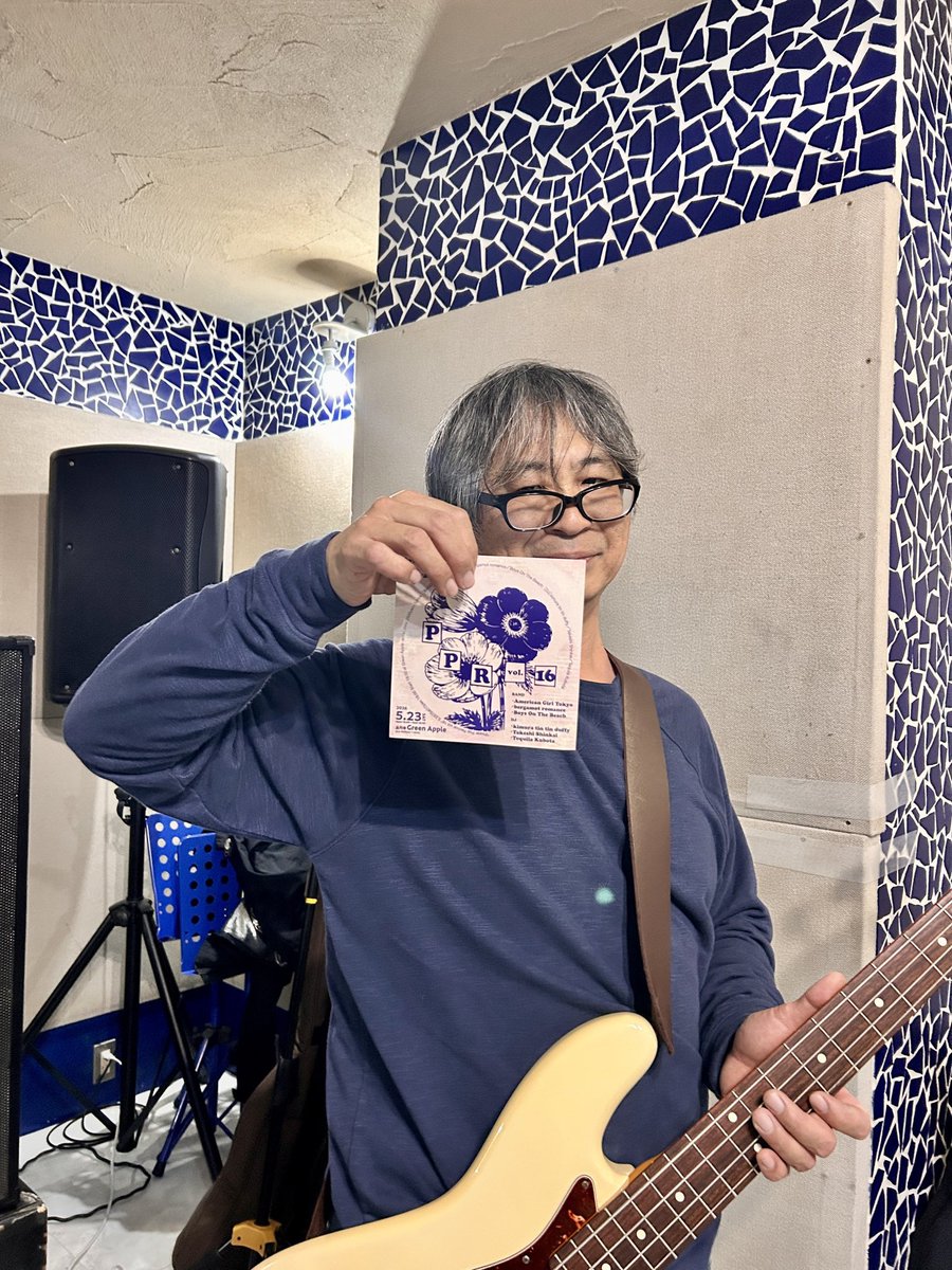 tequila_kubota's tweet image. フライヤー渡したよ。

『Power Pop Revival vol.16』
5.23(Sat)Open 18:00 Start 18:30
at Green Apple (高円寺)
door 2500yen＋1drink

チケットの取り置きは、各バンド・DJまでDMにてご連絡をお願いします。

#ppr
#powerpop
#botb
#AmericanGirl
#bergamotromance
#GreenApple