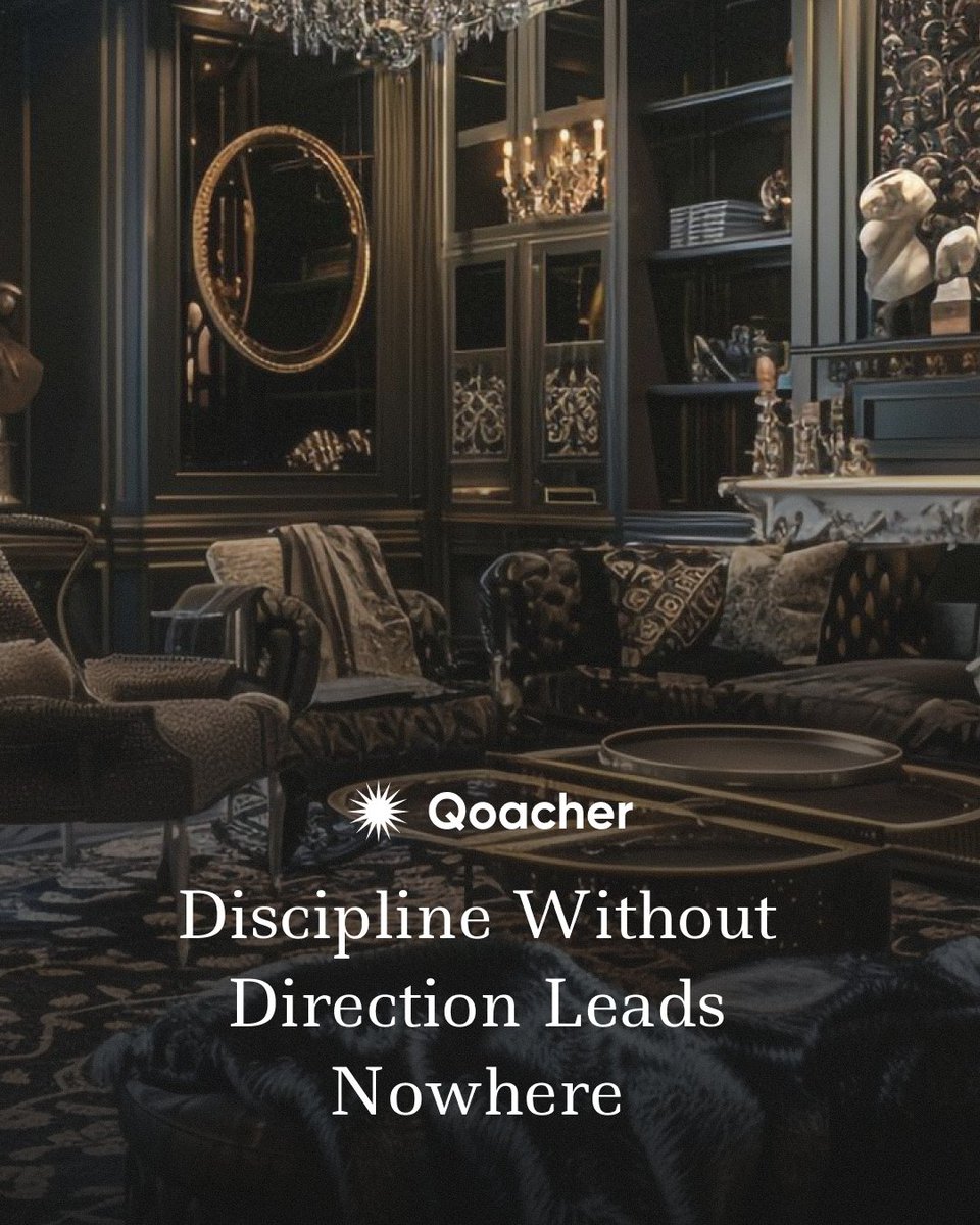 qoachercom's tweet image. Discipline

⚪️ Discipline without direction is just motion.
🟤 Qoacher aligns effort with meaningful goals.
◼️ Direction turns effort into results.
🗯 Work with intention.

#Qoacher #Focus #GoalSetting