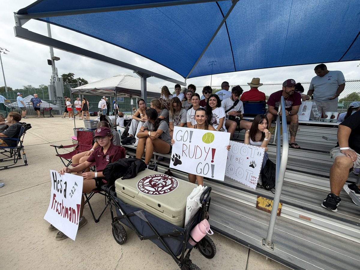 DHSWolvesTennis's tweet photo. Congratulations Rudy! 4th place Region IV 4A Tournament! Great season and a bright future for this freshman! @BuildThePack @dhs_looney @jeffstracener https://t.co/bMQqyx43Fb