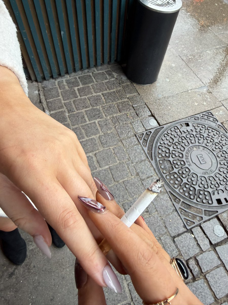 we shared a cigarette