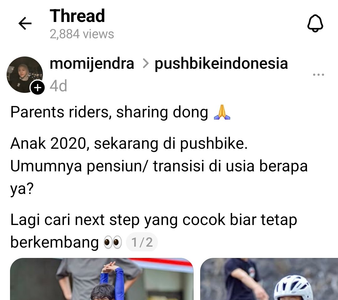 Outstandjing's tweet photo. Di Thread ada Ibu-ibu bertanya, apa olahraga setelah anaknya menekuni Push Bike

Lebih dari 100 reply, cuma 1-2 yg mention olahraga Olimpiade yg linear dgn Push Bike: 

✨️BMX Racing

Ya, olahraga ini punya jenjang yg jelas dari kota, propinsi, nasional sampai Olimpiade

Kenalan yuk dgn BMX Racing!