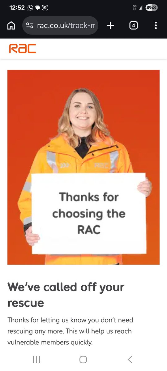 DeluceVanessa's tweet photo. @TheRAC_UK #racbreakdownuk https://t.co/XqoeSPhoch