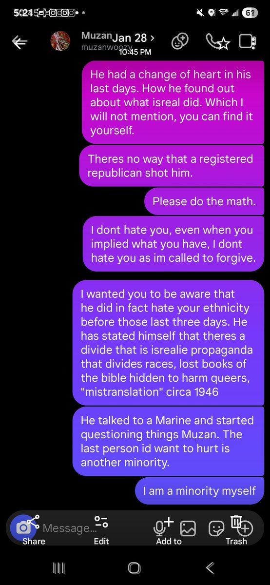 Sombersaline's tweet photo. @frict He sold it to a Charlie Kirk supporter so Im not suprised. https://t.co/uedtk0I3ks