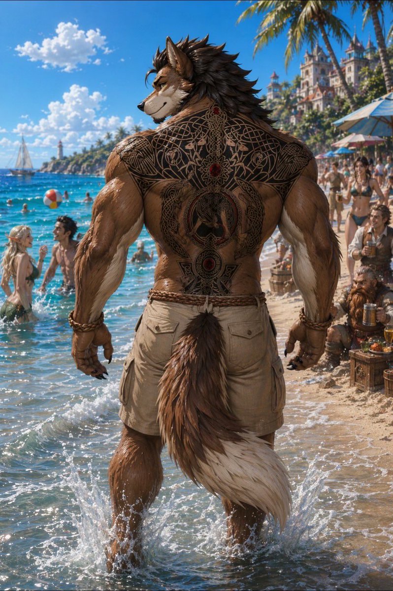 NobleKB123's tweet image. Happy Sunday People, since it’s a nice sunny day here might as well not waste the day 😊☀️☀️☀️
#wolf #isekai #beach #sefiesunday #tattoos