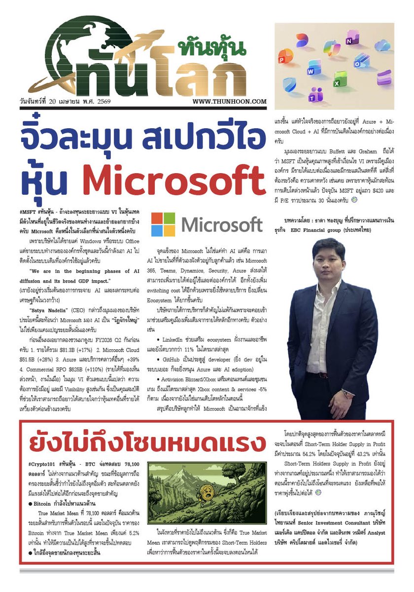 thunhoon1's tweet image. อ่านข่าวฉบับเต็ม ได้ก่อนใคร
สมัครสมาชิก นสพ.ทันหุ้นออนไลน์ ได้ที่ thunhoon.com
หรือ โทร 0-2716-6900-4 ต่อ  604 , 608
#Thunhoon #Snapshot #mai #ทันหุ้นออนไลน์ #SENX