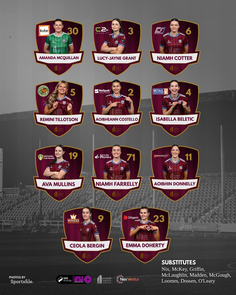 Your United XI is in ✅️

Kick-Off is 1:45PM in the Markets Field, LIVE on TG4 🤝

#ItsATribalThing | #GUFC2026 | Away Partners: @nexventur