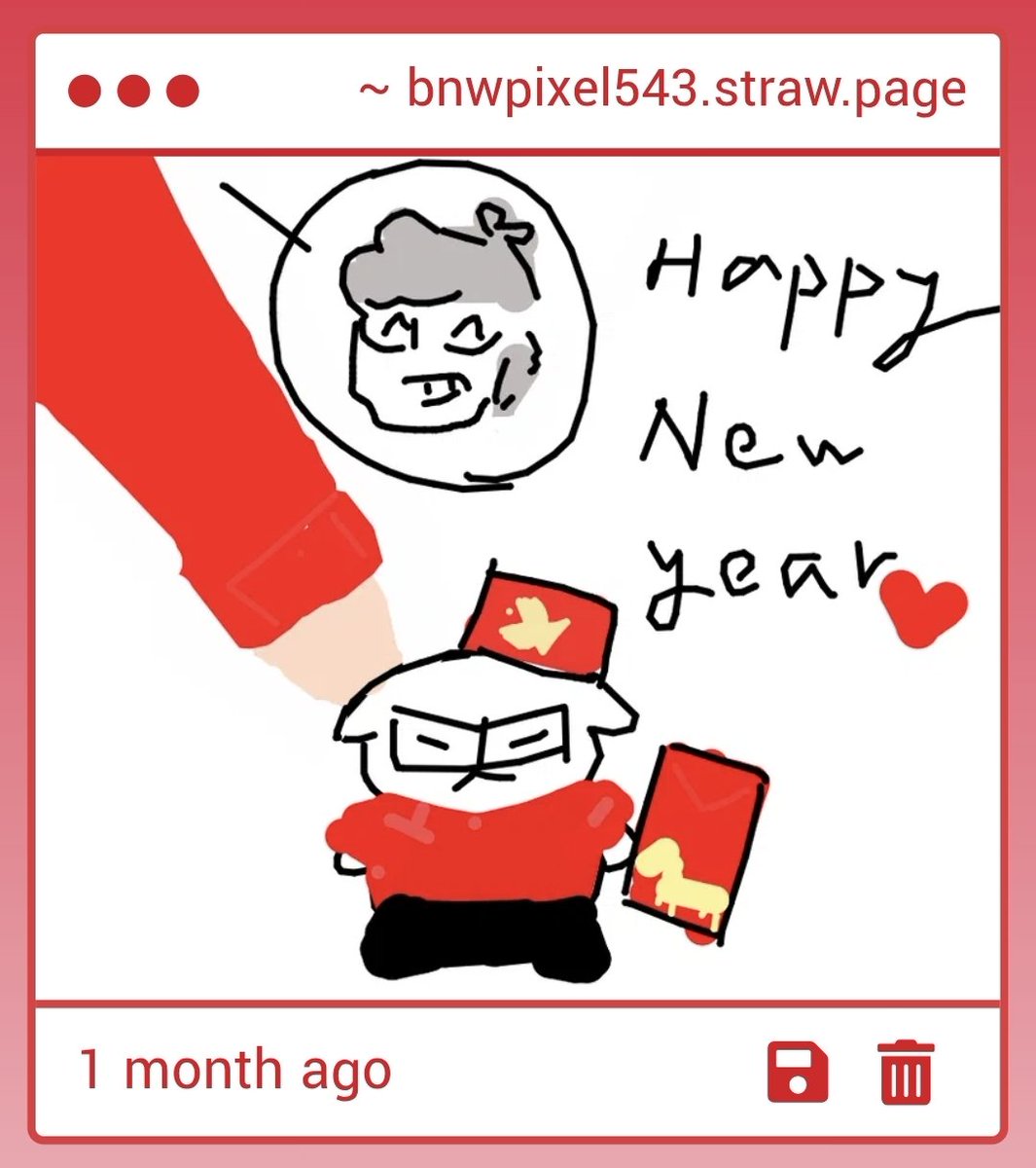 I'm so sorry for the late reply I haven't checked strawpage for like 2 million years😭😭but these are so cute you cooked as always anon…… I love the new year one i just know his greedy ass wants more of that cash😔again tysm for these‼️‼️