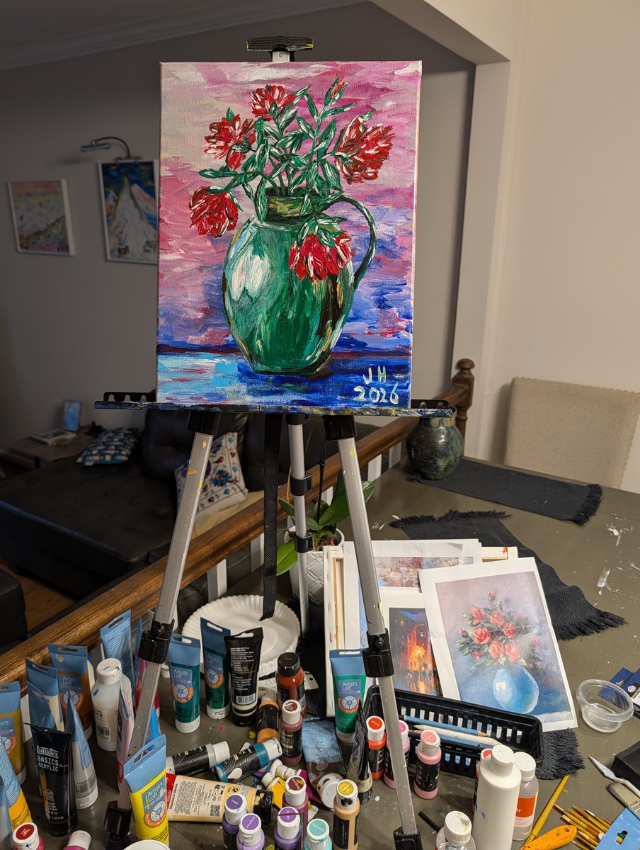 Anniversary flowers for my wife, immortalized now