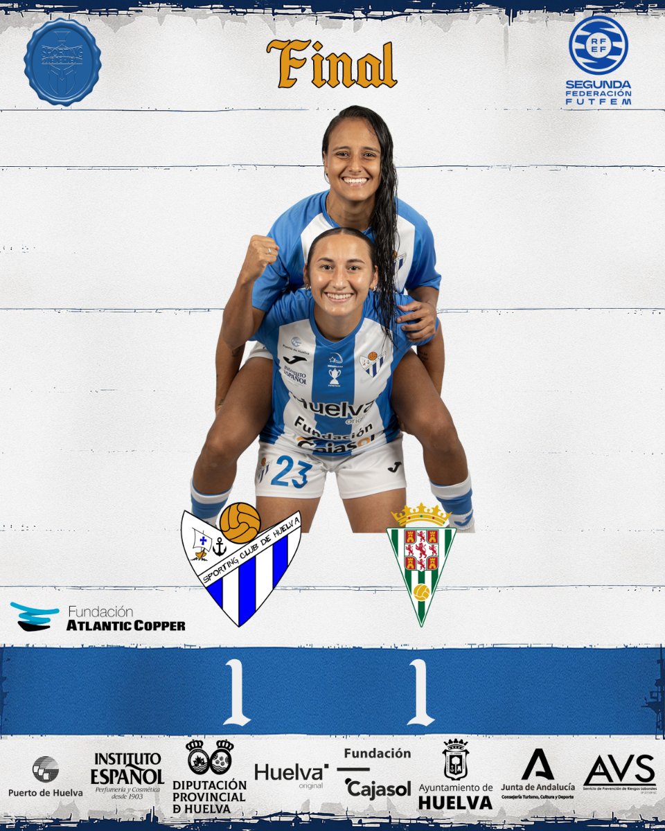 1 - 1 ⏱️90'+6 | Final del partido.