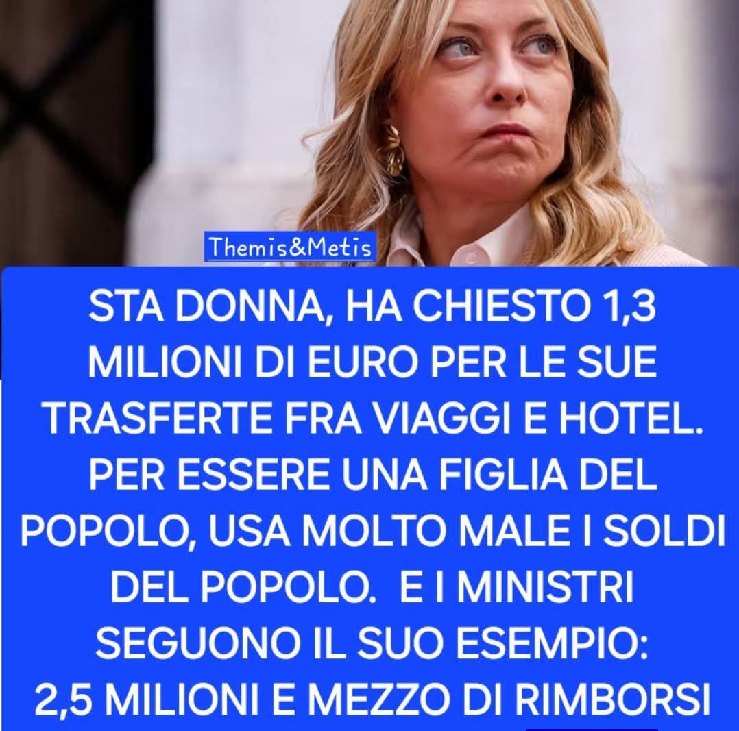 <a href="/MariaVarola/">Milady</a> <a href="/voragano/">Vincenzo</a> Questo è quello che hanno chiesto lei e i suoi ministri 
Poi ci sono le altre spese 
È una cosa normale?