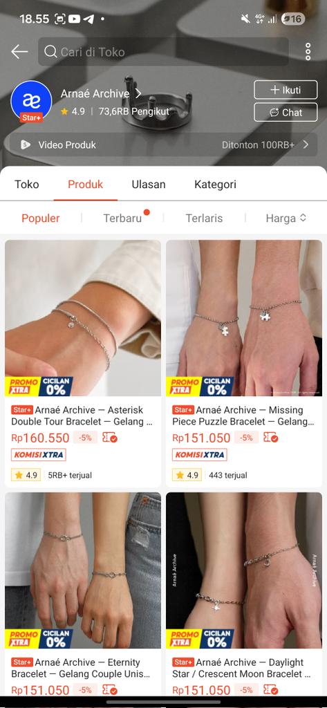 fitbyilen's tweet photo. KENAPA BARU NEMU SEKARANG‼️😭
Gelang couple dengan desain clean &amp; timeless, cocok buat segala momen ����✨ https://t.co/PiofyeZMka