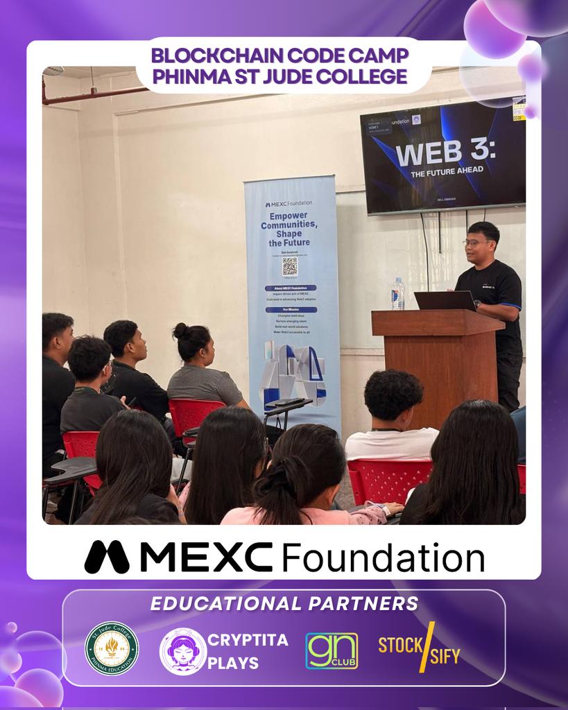 BlockForge Code Camp went live in PHINMA St Jude College Dasmariñas! 💙
Students explored blockchain, Web3, and onchain opportunities 🚀

Thanks to <a href="/MEXC_SEA/">MEXC SEA</a> Foundation, <a href="/gnclubofficial/">GN Club</a>, and #Stocksify <a href="/jops_gg/">Jops</a> , <a href="/Ledd_Co/">Dell MEXC</a> for the support.

linkedin.com/posts/blockfor…