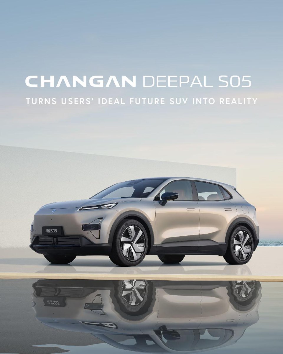 AmbrosiMotor's tweet photo. Scopri l’incontro tra innovazione ed eleganza con Deepal SO5.
Tecnologia all’avanguardia, interni premium, prestazioni eccellenti e design distintivo: la Deepal S05 ridefinisce ciò che è possibile su strada. https://t.co/kBb0AIFow8