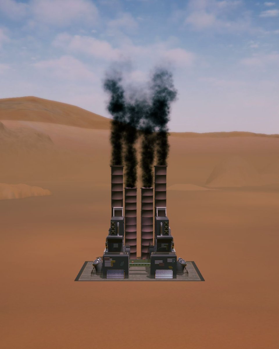 Más fábricas, más drones.
#Simulación #IndieGame #GameDesign #CityBuilder