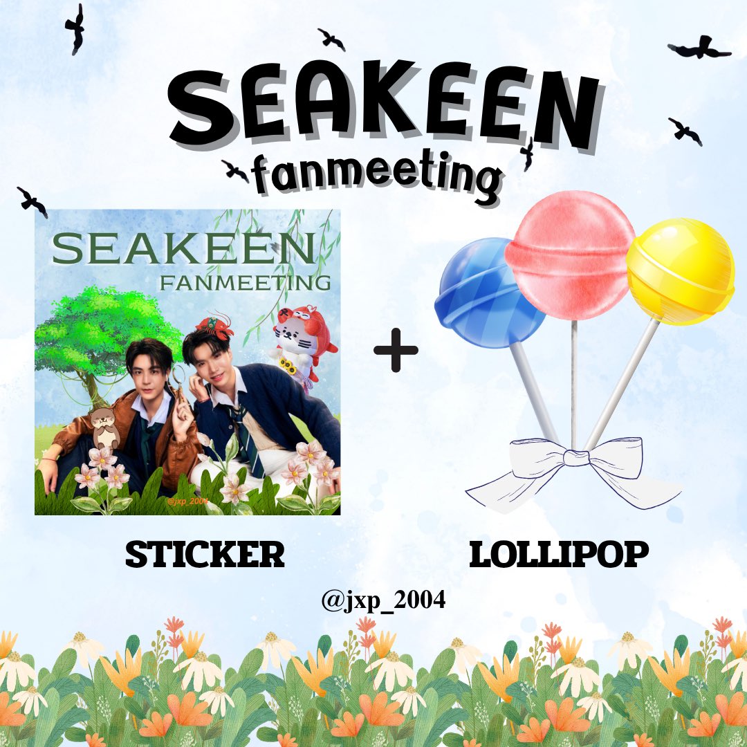 jxp_2004's tweet image. 📢GIVEAWAY for SEAKEEN FANMEETING✨

💥 Sticker + Candy 50 ea.💥

📍The Mall Bangkae
📅 26/04/26 
⏰ TBC.

มารับน้องไปเลี้ยงกันน้า ใครสนใจแลกเดมมาได้เลยนะคั้บ!🩷🙏🏻

(🦦🦞) #SeaKeenFanMeeting 🏕✨️
#sea_ta_lay #keenkeno
#seakeen #ซีคีน