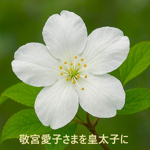 ✨✨敬宮愛子内親王殿下✨✨

・日本で称号を持つ唯一の天皇家直系
・お印：ゴヨウツツジ(シロヤシオ)
・学習院大学日本語日本文学科を卒業後、日本赤十字社　　常勤嘱託職員として勤務

名と称号の由来
【人を愛する者は人恒に之を愛し、人を敬ふ者は人恒に之を敬ふ】

#敬宮愛子さまを皇太子に