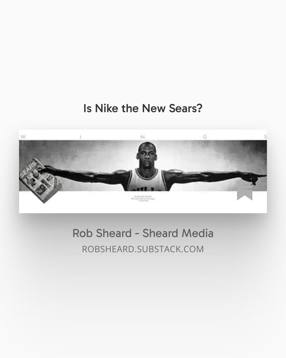 robsheard's tweet photo. @Nike has a limited window to drive the conversation around sports and pop culture.

My thoughts on why they need to do it this summer @FIFAWorldCup 

👇

https://t.co/obrQHrJCJs https://t.co/bexLLocue1