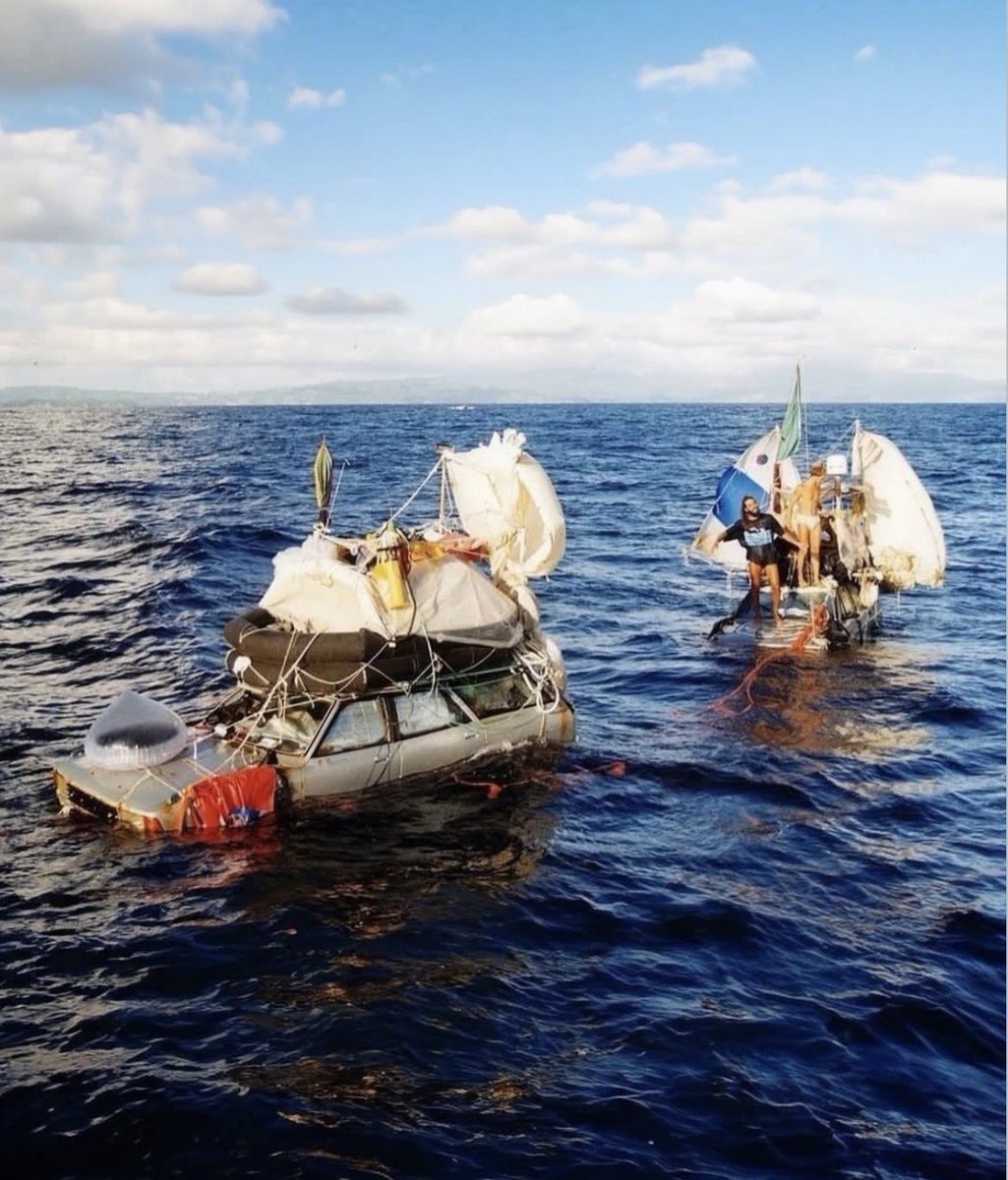 a_al_roshoud's tweet image. 1999

3 brothers crossed the #Atlantic #Ocean in #foam filled #cars