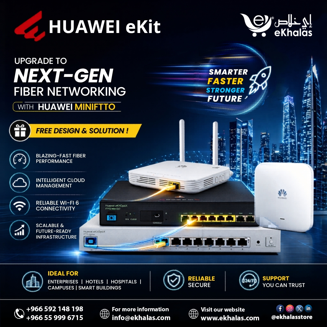 Upgrade your network to the next generation of fiber connectivity with Huawei MiniFTTO solutions

#Huawei #HuaweiEkit #MiniFTTO #FiberNetworking #FiberOpticSolutions #EnterpriseNetworking #SmartInfrastructure #ICTSolutions #StructuredCabling #NetworkUpgrade #DigitalTransformation