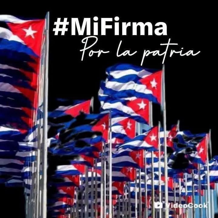 #MiFirmaPorLaPatria 
#AgroalimPorCuba 🇨🇺