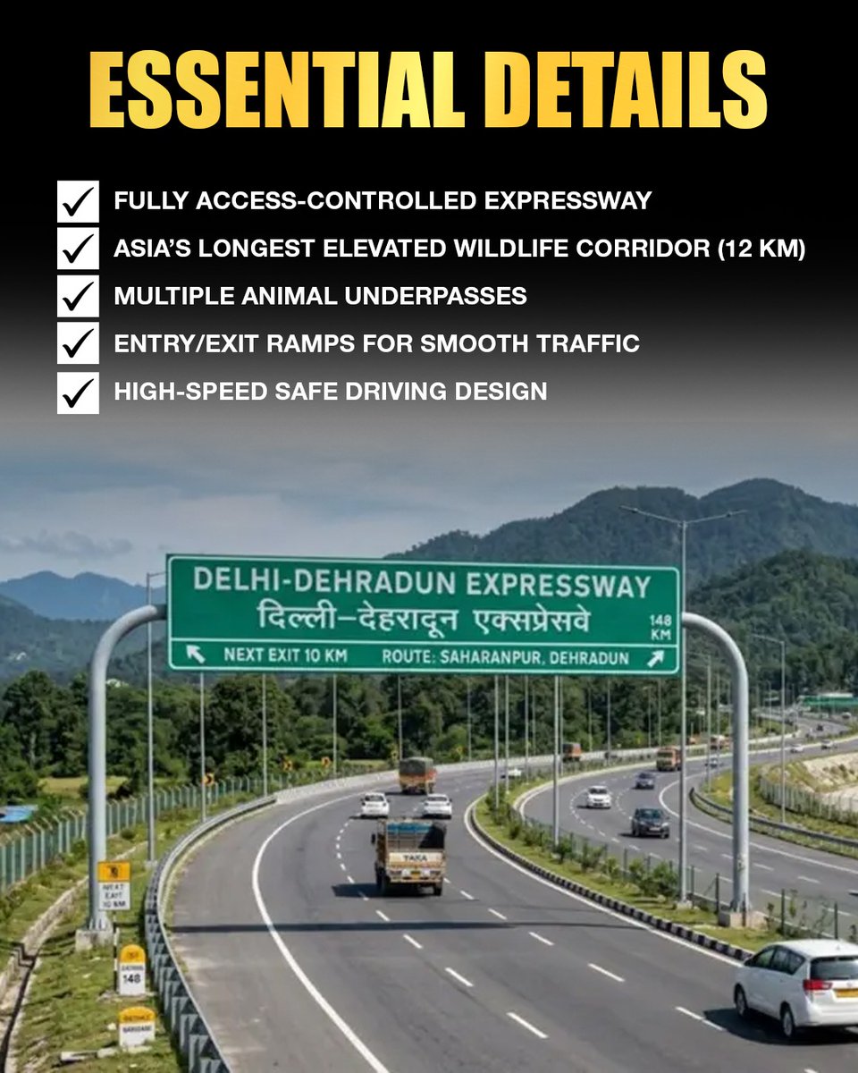 RAVSInfra's tweet image. 🚨 Breaking Infrastructure Boost for North India! 🚨

🇮🇳 Prime Minister Narendra Modi has inaugurated the iconic Delhi–Dehradun Expressway — a game-changing project that’s set to transform connectivity, travel time, &amp;amp; real estate growth!
#DelhiDehradunExpressway #RealEstateGrowth