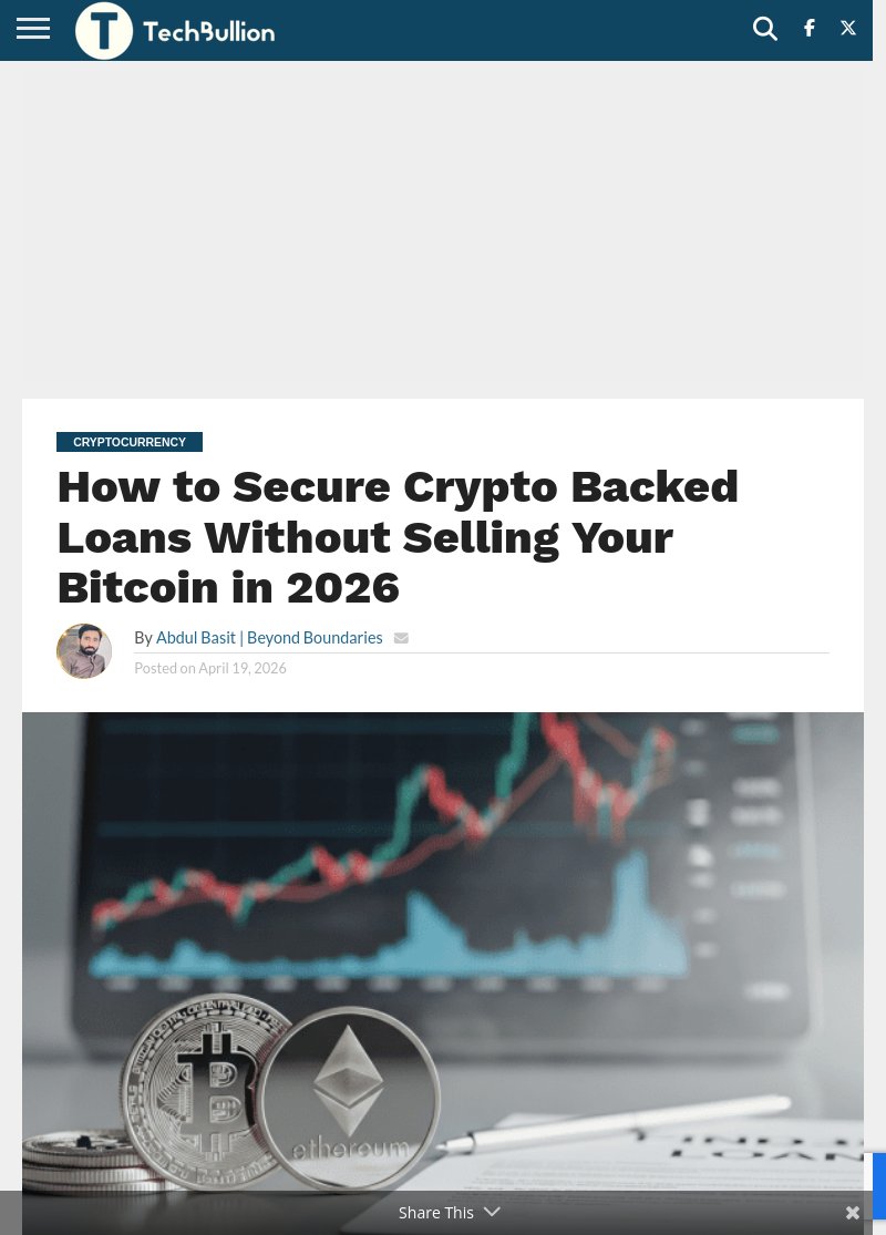 rayan_bibiloni's tweet image. BREAKING NEWS :  Securing crypto-backed loans without selling Bitcoin, impacting 2026. cryptoeco.net/tw/905a.html  #Crypto #Loans #Bitcoin
