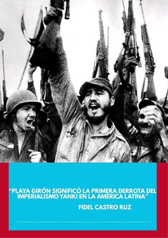 Imperialistas, ya debieron aprender la lección.
En esta tierra no se rindió, no se rinde ni se rendirá nadie‼️.
#GirónEsHoy 
#CubaEstáFirme