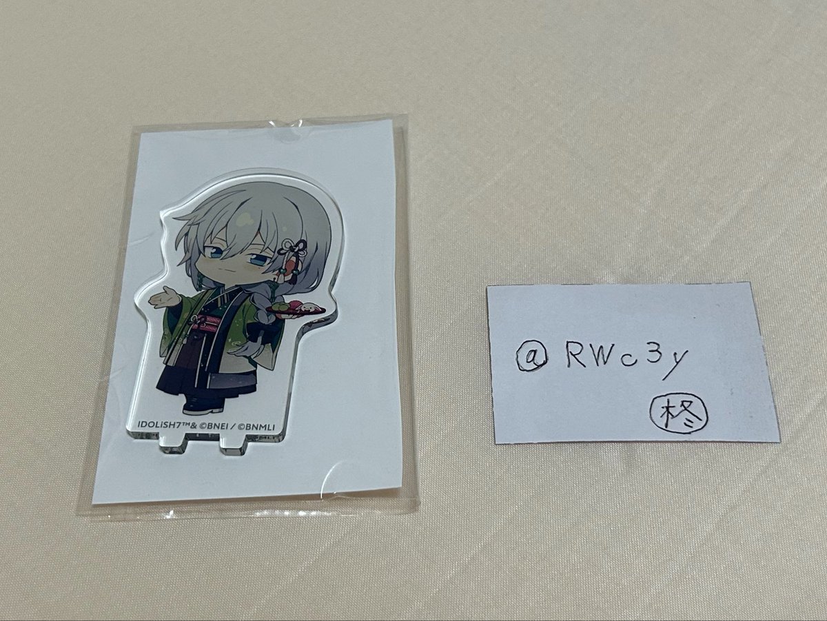 RWc3y's tweet photo. 【交換】
アイドリッシュセブン アイナナ りばぁれ茶屋 Re:vale

〔譲〕 千(ユキ) アクスタ

〔求〕 百(モモ) アクスタ

2人を揃えたいため、交換探しております。

◎20日19時以降、池袋手渡し > 都内手渡し、郵送

検索からでもお気軽にお声掛けください🌷 https://t.co/PAhTiWU0nh